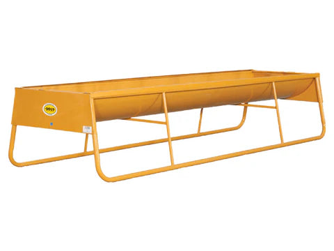 Sioux Steel 12-Foot Bunk Feeder built with heavy-duty steel for efficient and long-lasting cattle feeding.