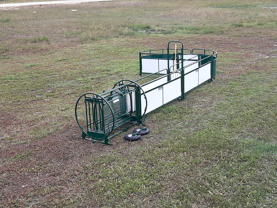 Compact Sheep Handling System with Adjustable Gates for Safe and Efficient Animal Movement