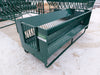 Walk-through Sheep Hay Feeder with grain trough for easy livestock access