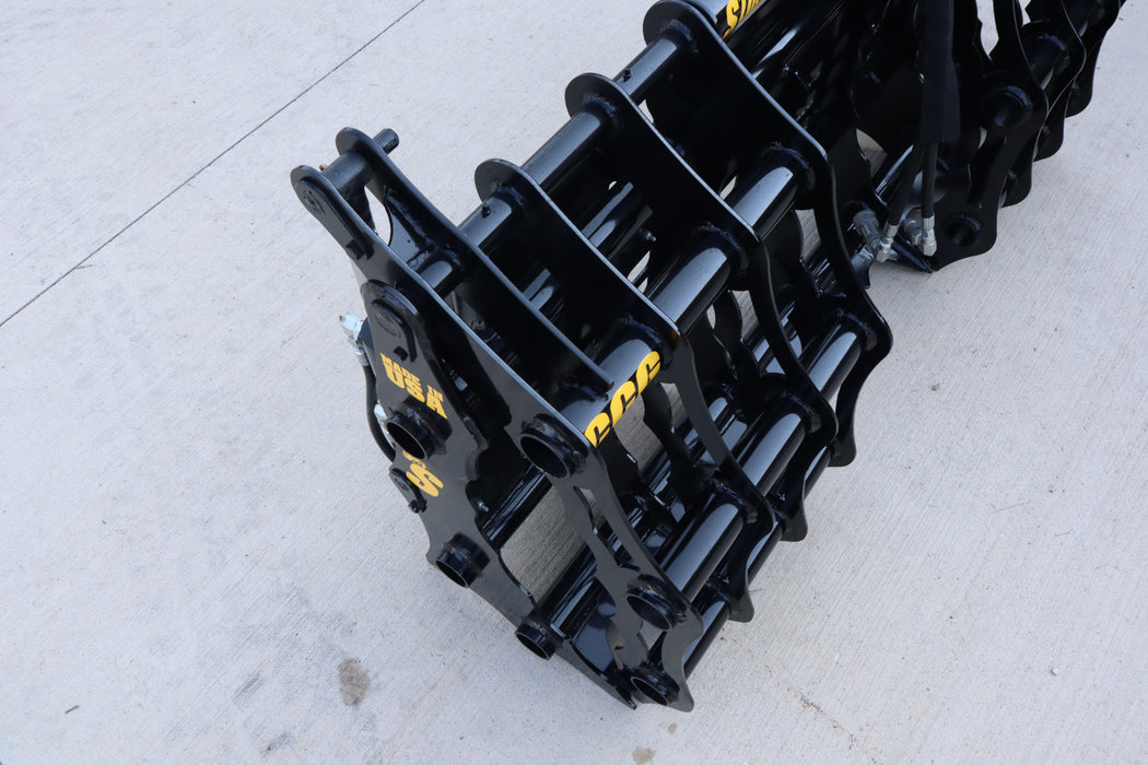 Compact Tractor Grapple Bucket | Heavy-Duty Clam Grapple by Stinger