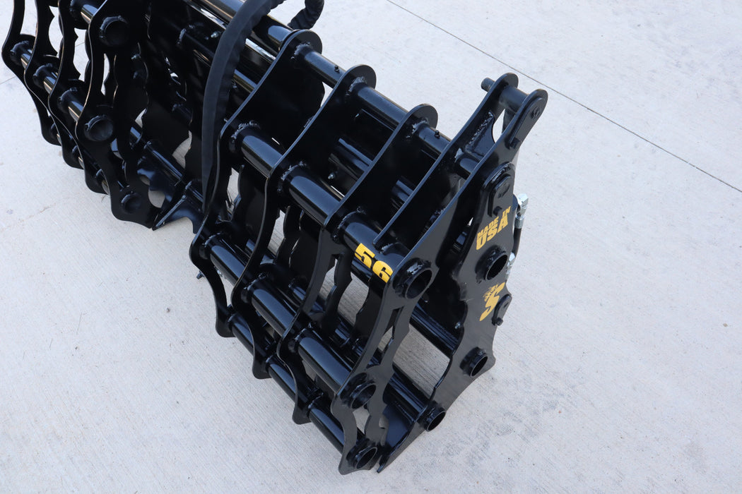 Compact Tractor Grapple Bucket | Heavy-Duty Clam Grapple by Stinger