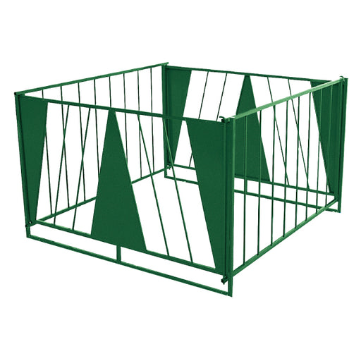 Heavy-Duty Collapsible Goat Round Bale Feeder and Sheep Round Bale Feeder for Efficient Hay Feeding in Pastures