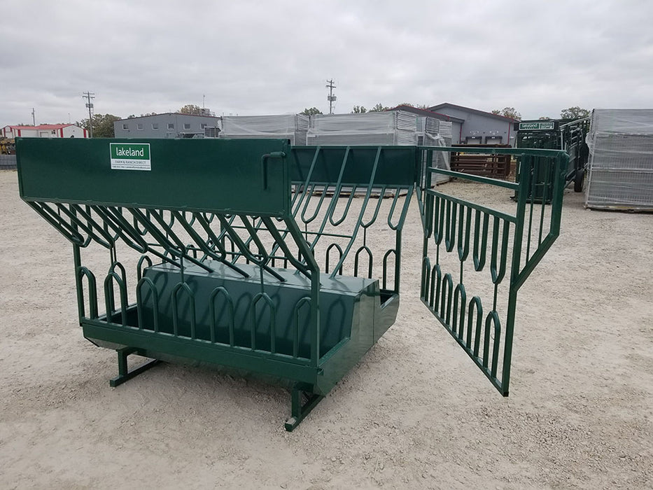 Goat Round Bale Feeder | Heavy-Duty Sheep Hay Feeder by Lakeland