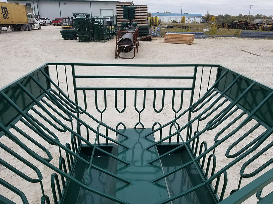 Goat Round Bale Feeder | Heavy-Duty Sheep Hay Feeder by Lakeland