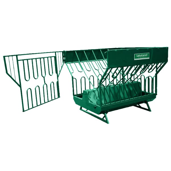 Goat Round Bale Feeder | Heavy-Duty Sheep Hay Feeder by Lakeland
