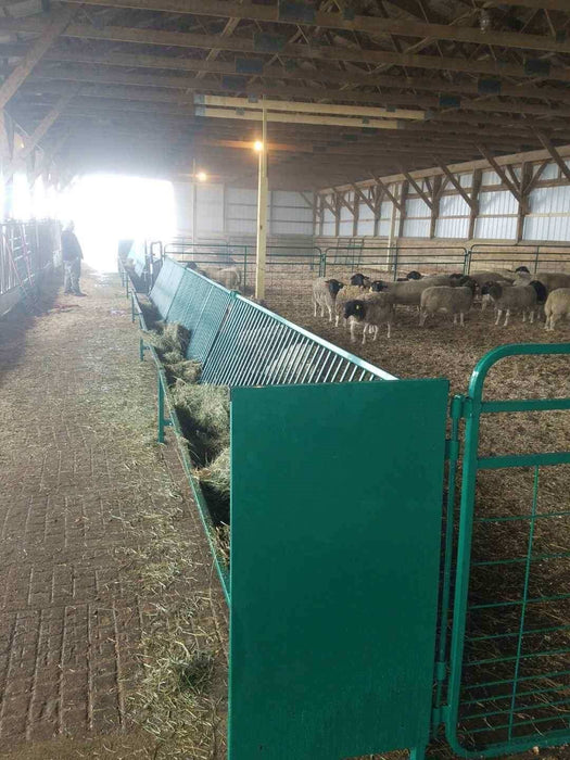 Premium Goat Fence Line Feeder with Reinforced Frame and Easy Access