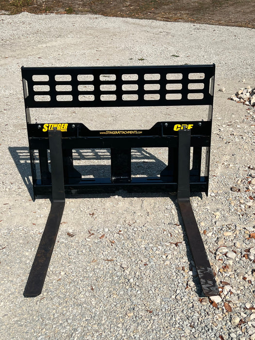 Heavy-Duty Pallet Fork Attachment for Tractors | Stinger Attachments