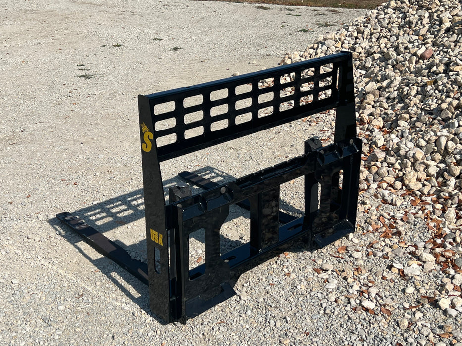 Heavy-Duty Pallet Fork Attachment for Tractors | Stinger Attachments