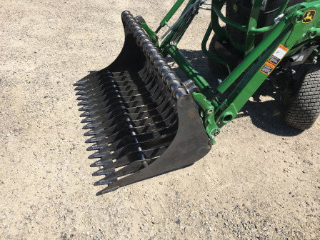 Compact Rock Bucket – Heavy-Duty Rock Bucket Attachment for Compact Machines