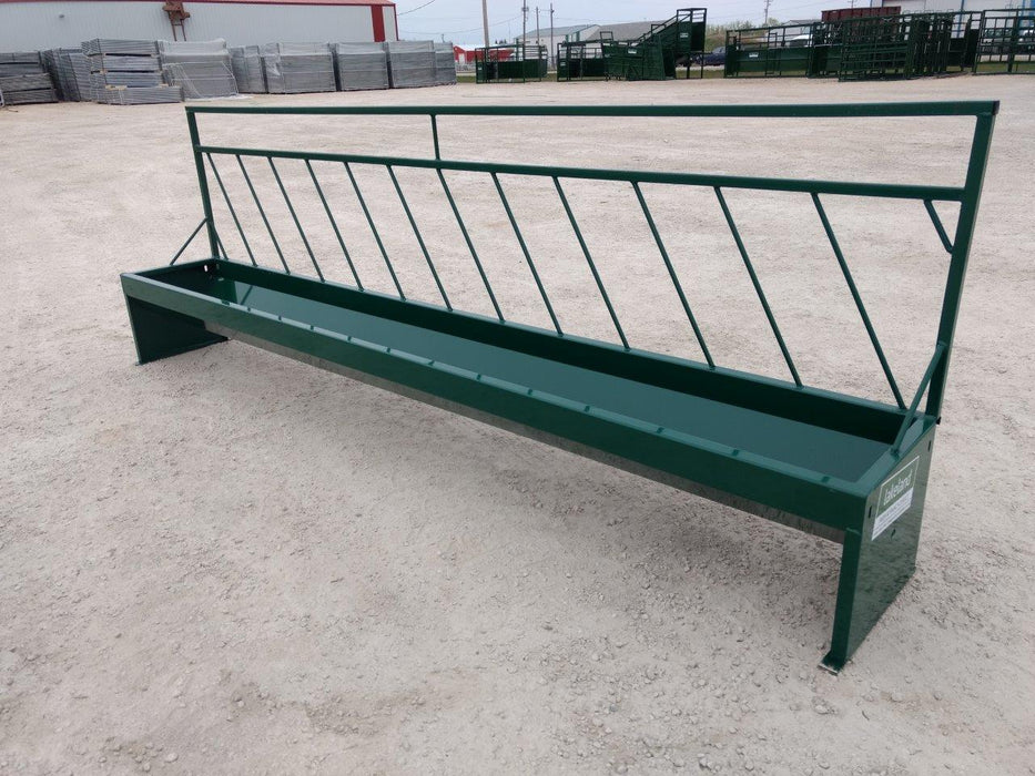 Lakeland Goat Fence Line Feeder Featuring Slant Bar Bunk for Farm Feeding Systems