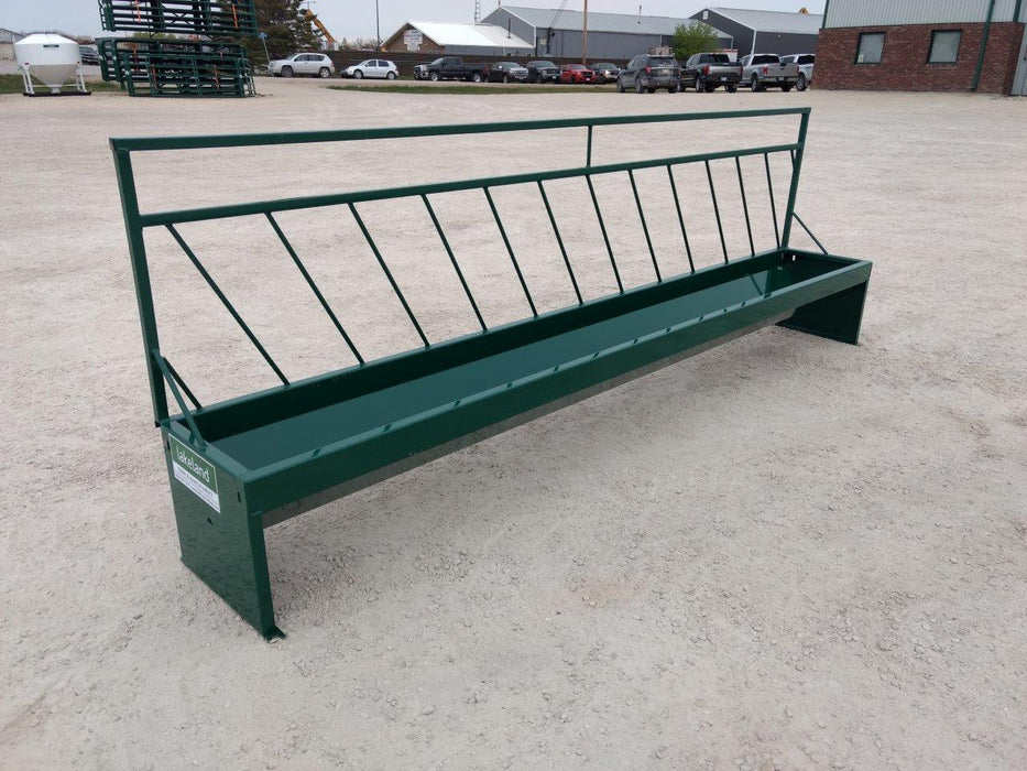 Slant Bar Sheep Fence Line Feeder for Hay and Grain Feeding on Ranches