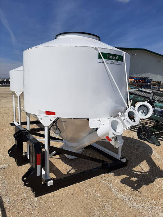 Lakeland Portable Feed Bin – rugged 95 Bushel model designed for convenience and productivity on the ranch