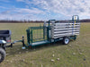 Complete Sheep Handling System with Adjustable Gates and Easy Mobility