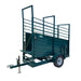Lakeland E-Series portable loading chute for cattle positioned in a pasture with adjustable height system