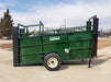 C-Series cattle loading chute with slip-resistant adjustable floor for enhanced animal safety