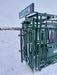 Heavy-duty Lakeland Cattle Squeeze Chute connected to portable alley for smooth cattle flow