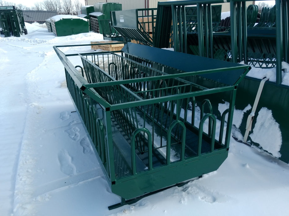 Durable Steel Sheep Round Bale Feeder Built for Safe and Efficient Hay Access