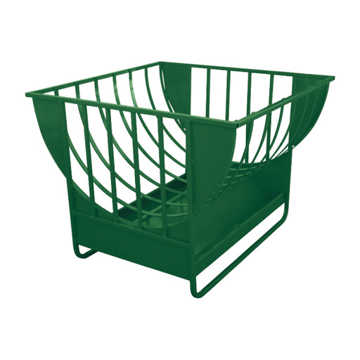 Heavy-duty Sheep Hay Feeder with built-in pan for efficient feeding in pastures