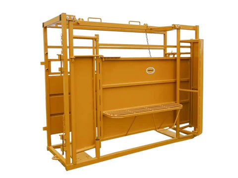 Sioux Steel Adjustable Cattle Alley designed for smooth livestock flow and safe cattle movement through handling systems.