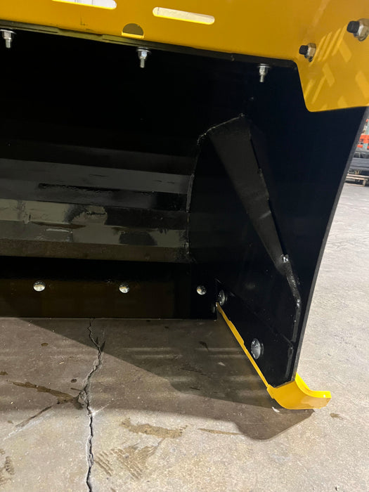 Compact Snow Pusher Attachment for Skid Steer & Compact Tractor
