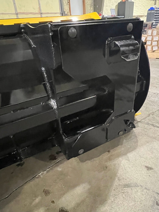 Compact Snow Pusher Attachment for Skid Steer & Compact Tractor