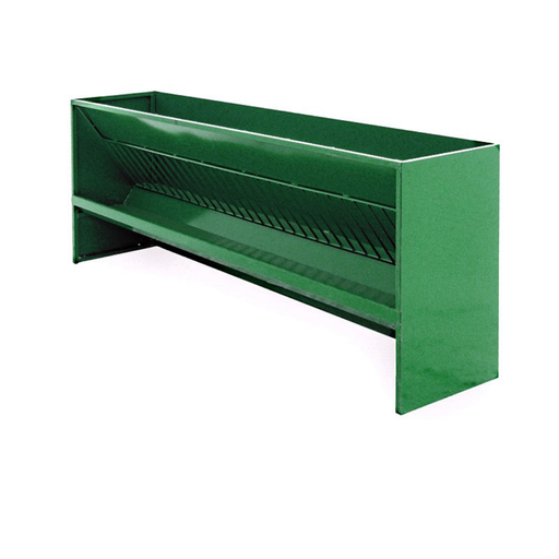 Heavy-Duty Single-Sided Goat Hay Feeder with Built-In Grain Bunk for Easy Feeding