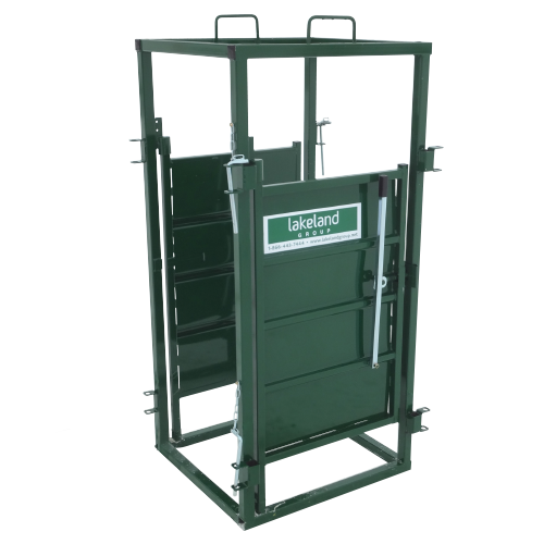 Lakeland Premium C-Series Palpation Cage for Cattle – durable vet cage designed for safe livestock examination and easy animal access