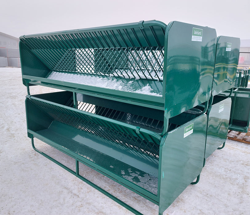 Lakeland Square Bale Feeder with Reinforced Frame for Long-Lasting Farm Use