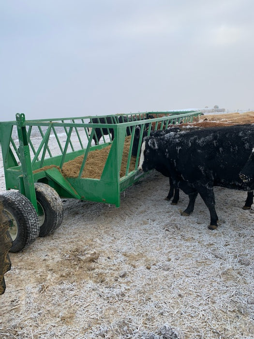 Portable Bunk Feeder Wagon by Lakeland – durable, all-steel construction for long-lasting livestock feeding performance
