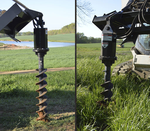 Heavy-Duty Auger for Skid Steer Designed for Efficient Drilling and Post Hole Digging