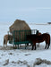 Heavy-duty Square Bale Horse Feeder – durable, easy-to-clean feeder ideal for stables and pastures