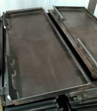 Loflin Fabrication skid steer quick attach plate showcasing durable steel construction – universal mounting plate for fast and secure attachment changes.