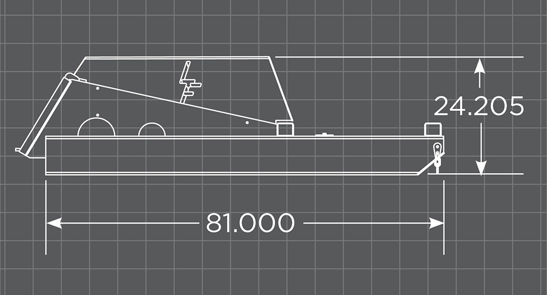 Powerful Skid Steer Brush Cutter by Loflin featuring a closed front design and reinforced deck for reliable land and vegetation management.